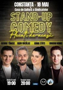 Stand-up comedy cu George Tanase, Radu Bucalae, Ioana State si Bogdan Nonic